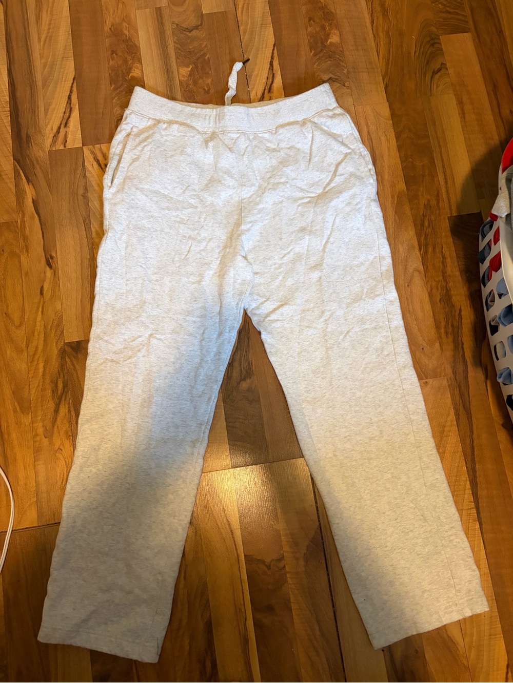 Aeropostale Kids Light Heather Gray Drawstring Sweatpants